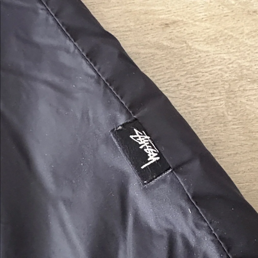 Men’s STUSSY Lightweight Windbreaker Zip Up Jacket Size Large *1 tiny flaw* - Picture 5 of 11